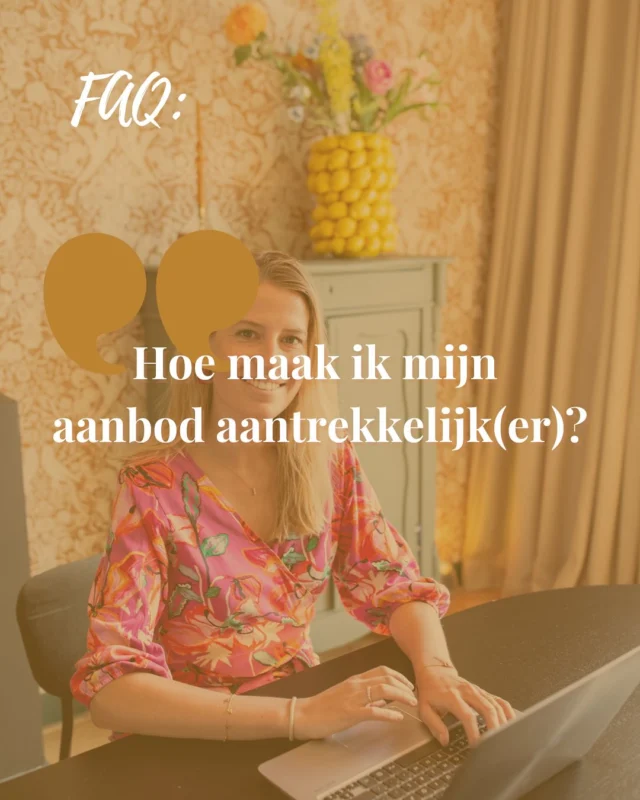 Ook een ondernemersvraag die je beantwoord wil hebben? Stuur me een DM. 🙌