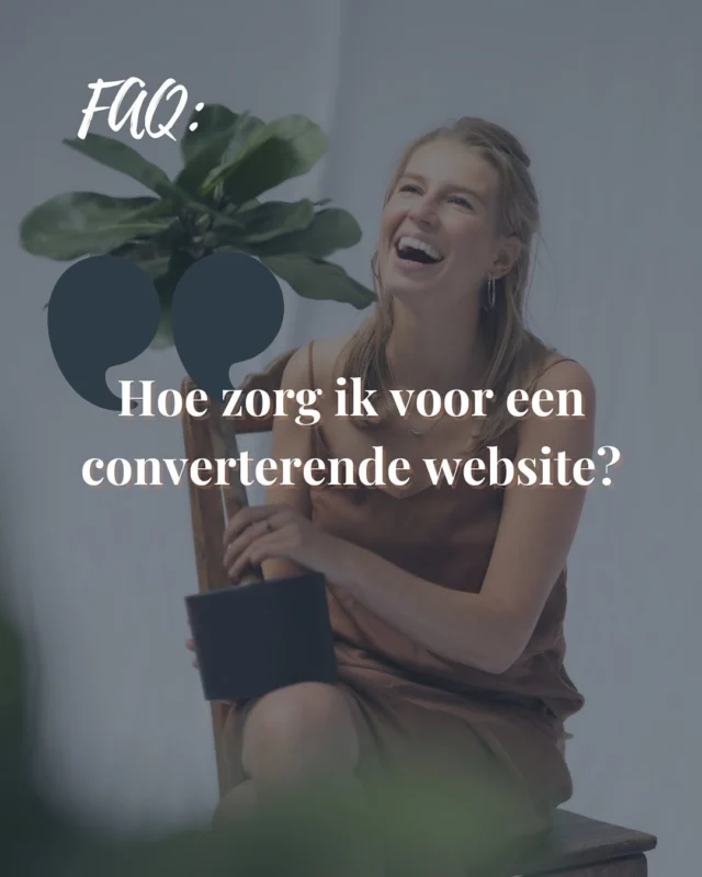 Ik heb een hele module aan het maken van een website gewijd in mijn training Bouw een Bloeiend Bedrijf. Maar hopelijk helpt dit je voor nu.⁠
⁠
Ook een ondernemersvraag die je beantwoord wil hebben? Stuur me een DM. 🙌
